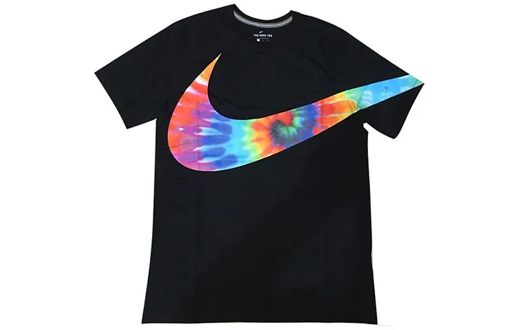 Nike T-Shirts Men's Crew Neck Moderate Straight Fit