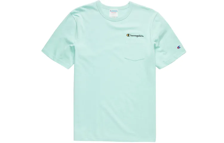 Champion Straight Fit T Shirt US Version Men's Mint Green