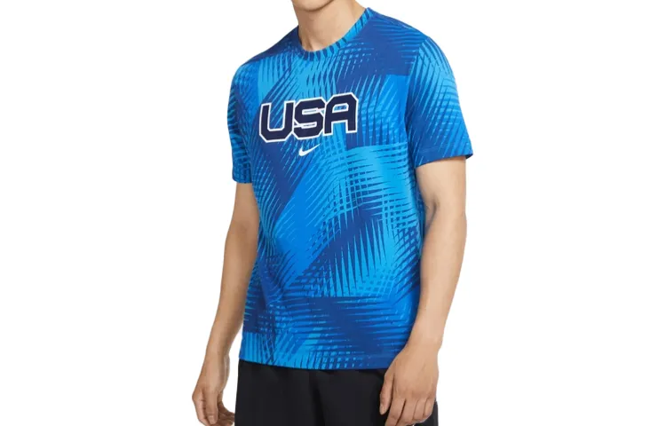 Nike T Shirt Men's Transparent Blue