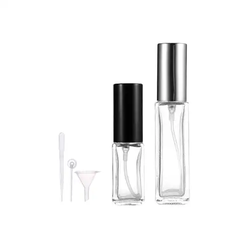 Perfume, bottle, sprayer, handheld container for traveling, 2 pieces, 10 ml, 5 ml, sample