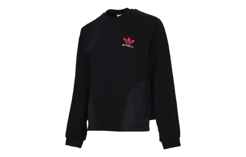 Adidas Originals Sweatshirts Women's Black Crew Neck Moderate Regular
