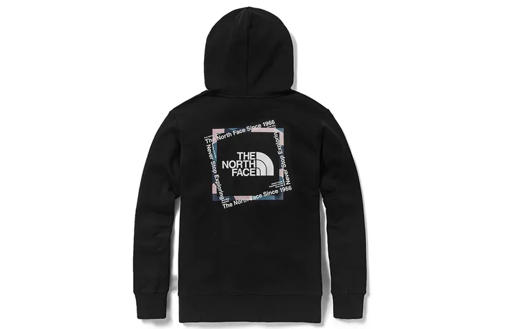 THE NORTH FACE Sweatshirts Unisex Black Hooded Moderate Regular