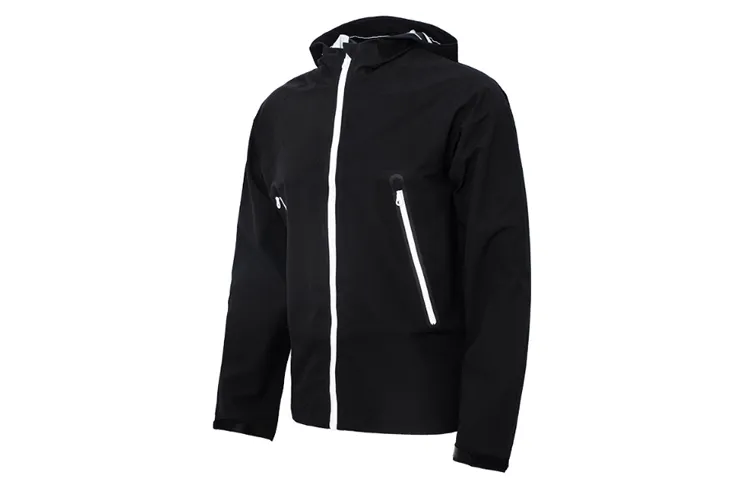 Adidas Originals Sweatshirts Men's Black Hooded Moderate Cardigan
