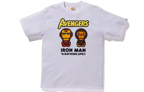 A BATHING APE Bape T Shirts Unisex Crew Neck Moderate Straight Fit