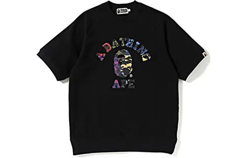 Bape Mixed Camo College S/S Crewneck
