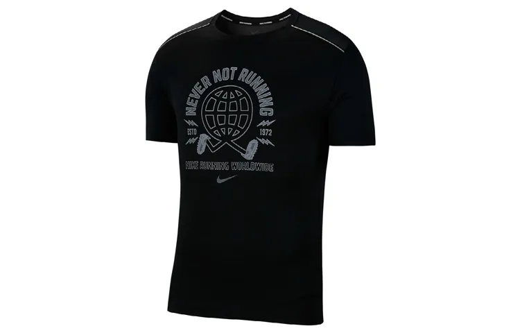 Nike Set-in Sleeve T-Shirt Men's Black