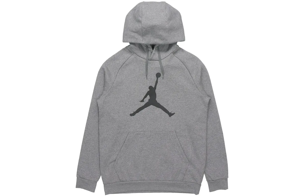 Jordan Sweatshirts Men's Gray Hooded Moderate Straight Fit