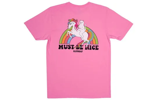 RIPNDIP T Shirts Unisex Crew Neck Moderate Straight Fit