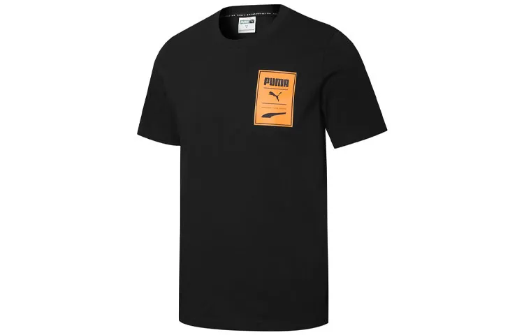 PUMA Set-in Sleeve T-Shirt Men's Black
