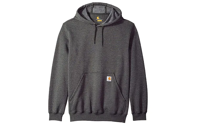 Carhartt K121 Basic Fleece Lined Casual Sports Workwear Pullover Hooded, Medium Weight LOOSE FIT Sweatshirt Unisex