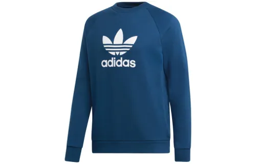 Adidas Originals Sweatshirts Men's Indigo Crew Neck Moderate Regular