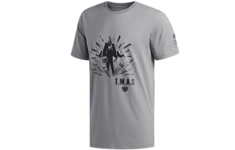 Adidas T-Shirts Men's Crew Neck Moderate Straight Fit