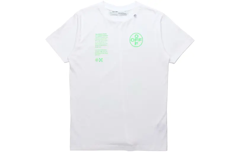OFF WHITE Slim Fit Arch Shapes T Shirt