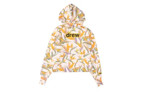 Drew house Letter Logo Series Sweatshirts Unisex White Hooded Thickened Regular
