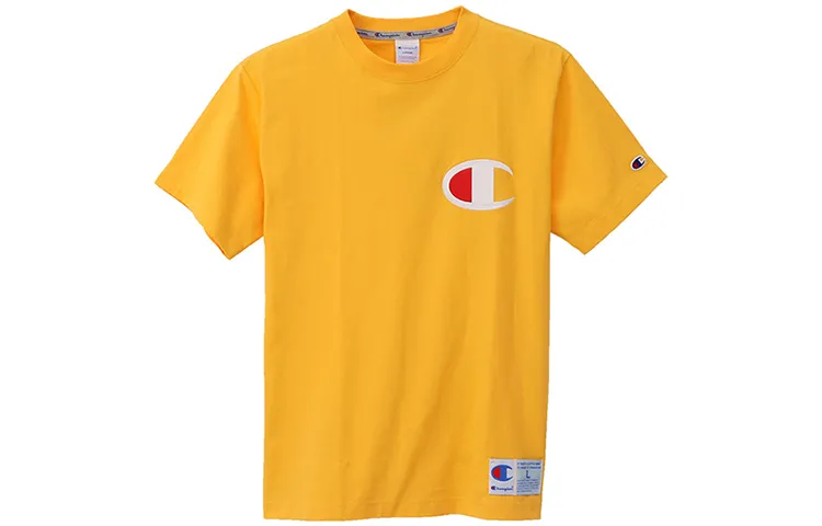 Champion T Shirt Japan Version Unisex Yellow
