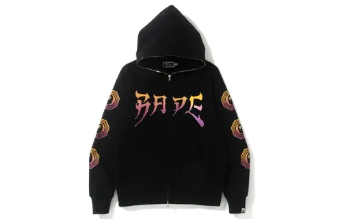 Bape Swarovski Graphic Full Zip Hoodie