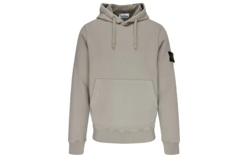 Stone Island Compass-appliqué cotton hoodie