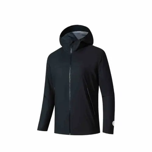 Anta Windproof Windbreaker Jacket Men's Basic Black