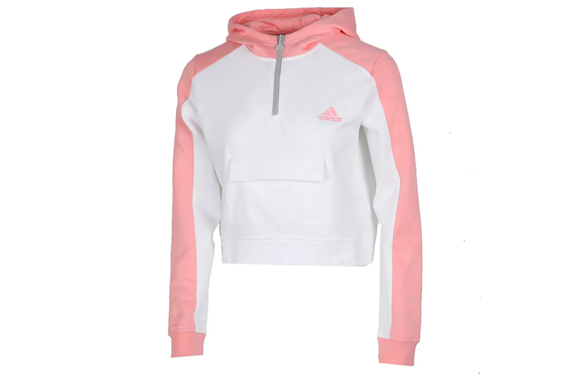 Adidas Sweatshirts Women's Honor Pink Hooded Moderate Regular