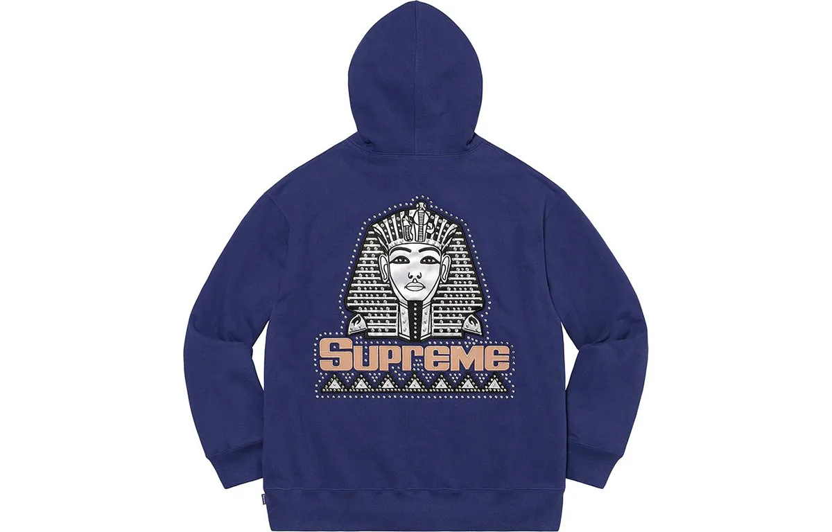 Supreme Pharaoh Studded Hooded Sweatshirt