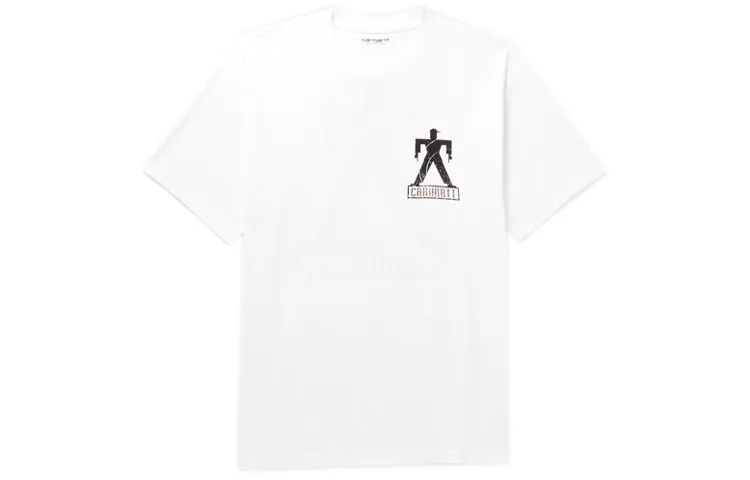 Carhartt WIP T-Shirts Men's White Crew Neck Moderate