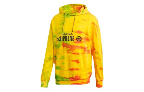 Adidas Originals Sweatshirts Men's Yellow Hooded Moderate Regular