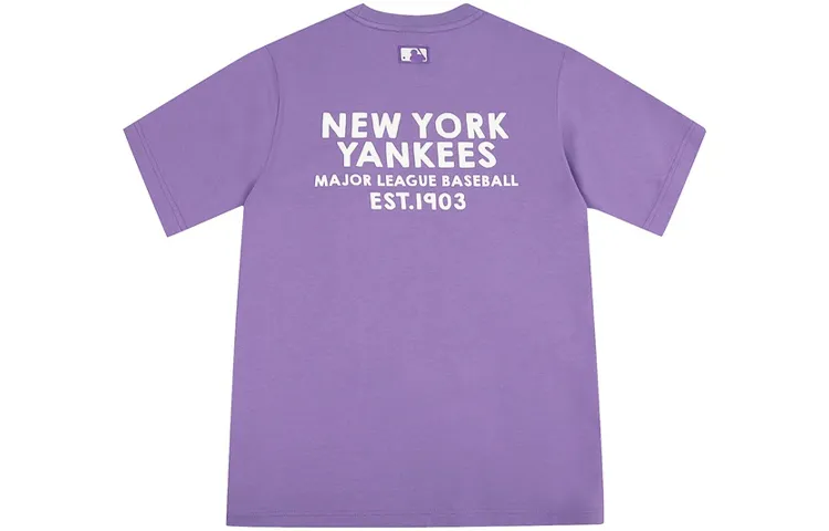 MLB Straight T-Shirt Unisex Purple