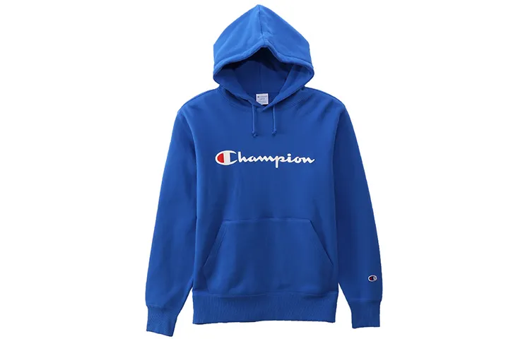 Champion Sweatshirt Japan Version Unisex Royal Blue