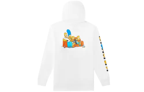 Vans Sweatshirts Unisex White Hooded Moderate Regular