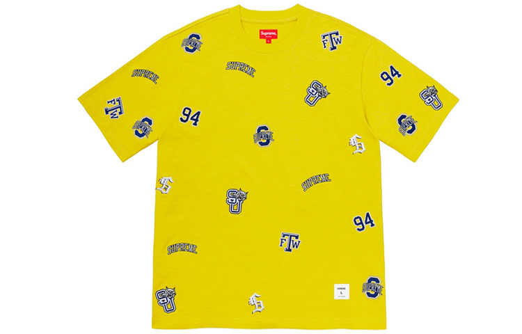 Футболка Supreme SS20 Week 15 University S/S Top (разноцветная) — фото 4