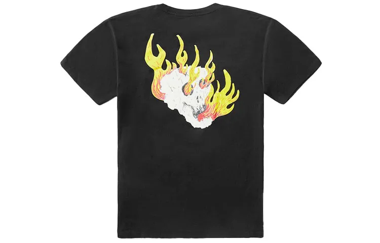 Vans T-Shirts Unisex Black Crew Neck Moderate Straight Fit