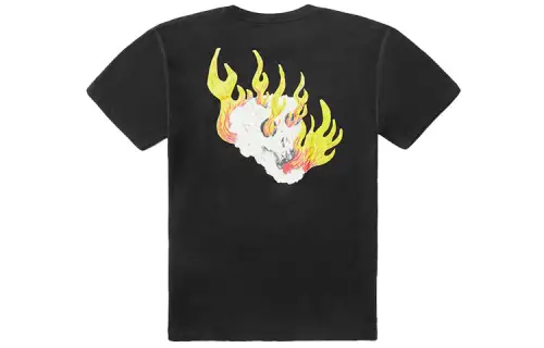 Vans T Shirts Unisex Black Crew Neck Moderate Straight Fit