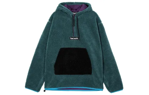 Timberland Hooded Comfortable Casual Fleece Lined Long Sleeved Sweatshirt Men's Lake Blue