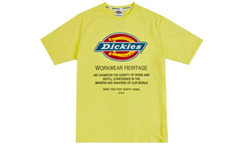 Dickies SS20 T Shirt Men's Light Lemon