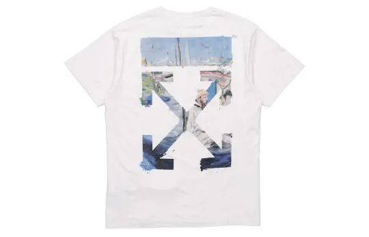 OFF WHITE Diag Print T Shirt