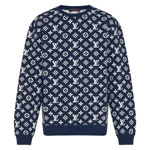 LOUIS VUITTON Lv Monogram Jacquard Crewneck