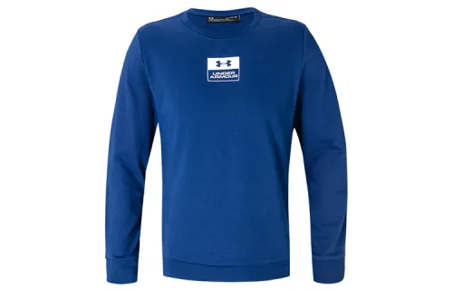 Under Armour Sweatshirts Men's Blue Crew Neck Moderate Regular