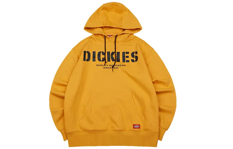 Dickies Sweatshirts Men's Yellow Hooded Thickened Heavyweight