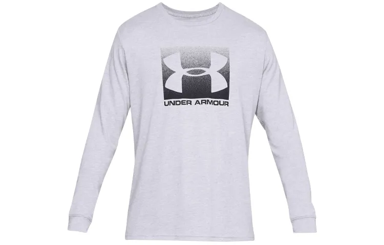 Under Armour Straight Fit Long Sleeved T Shirt Men's Modern Gray