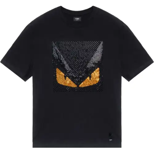 FENDI Regular T Shirt Men's Black
