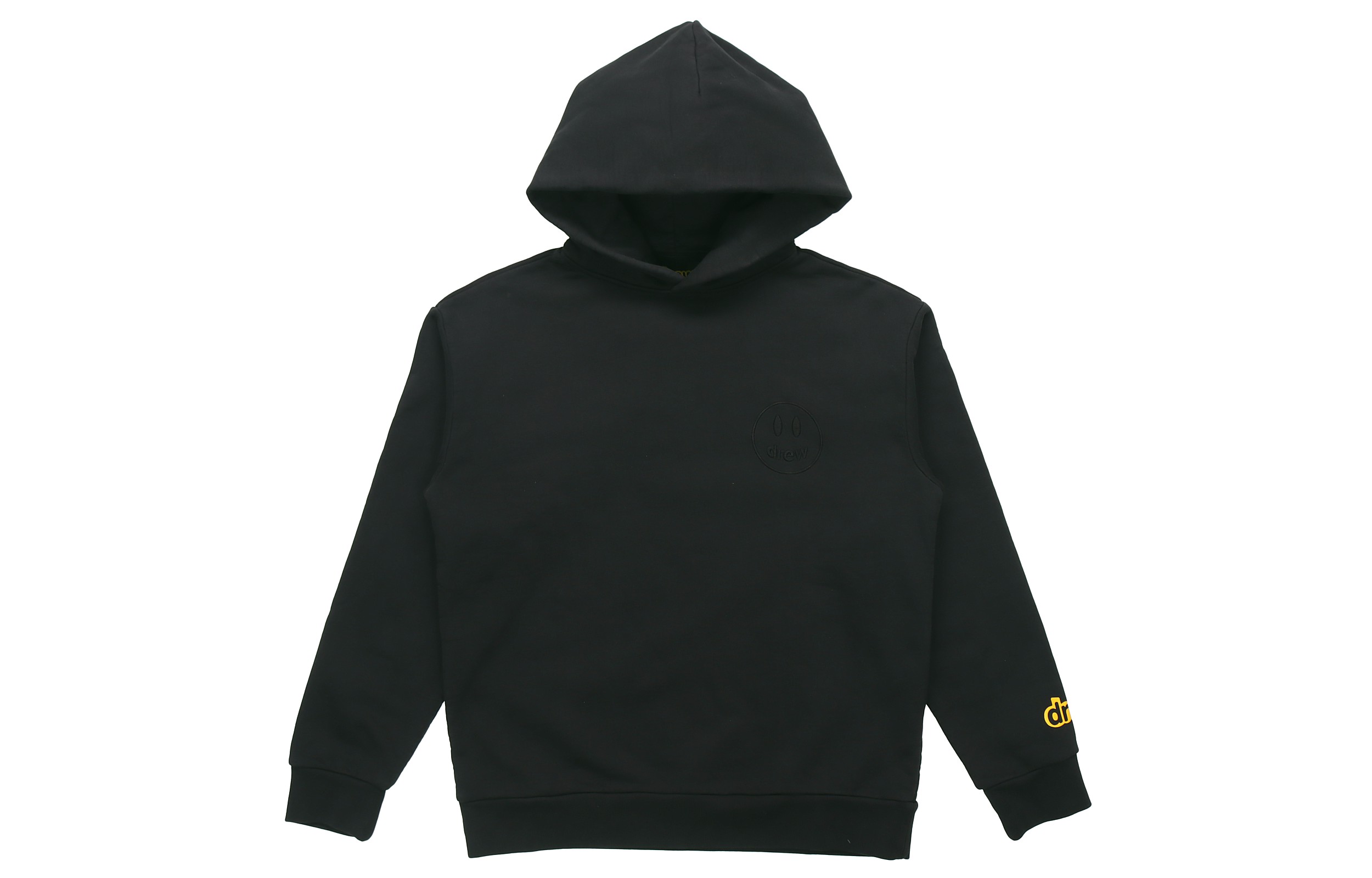 Drew House Smiley Collection Mini Mascot Hoodie China Limited, Mini Smiley Face Pullover Fleece Lined Sweatshirt Unisex