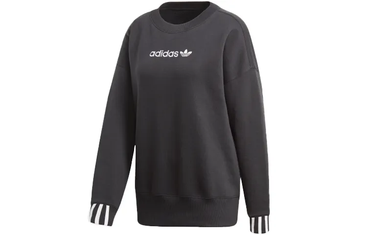 Adidas Originals Sweatshirts Women's Black Moderate Regular