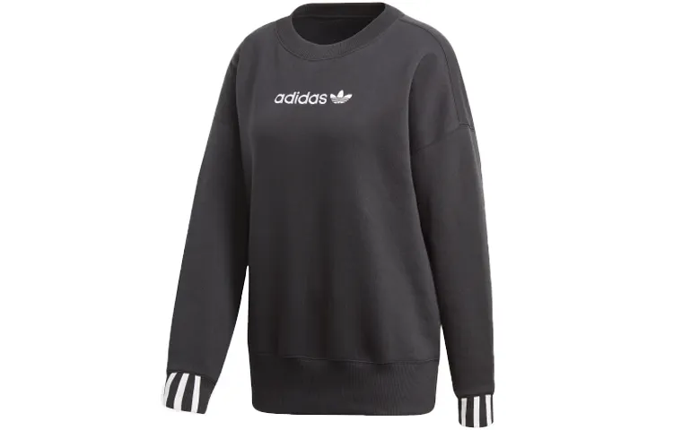 Adidas Originals Sweatshirts Women's Black Moderate Regular