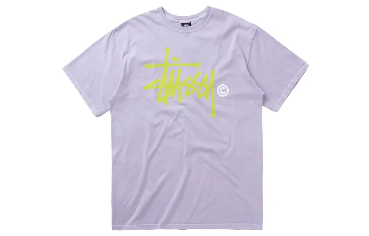 Stussy Basic Logo Pigment Dyed Tee