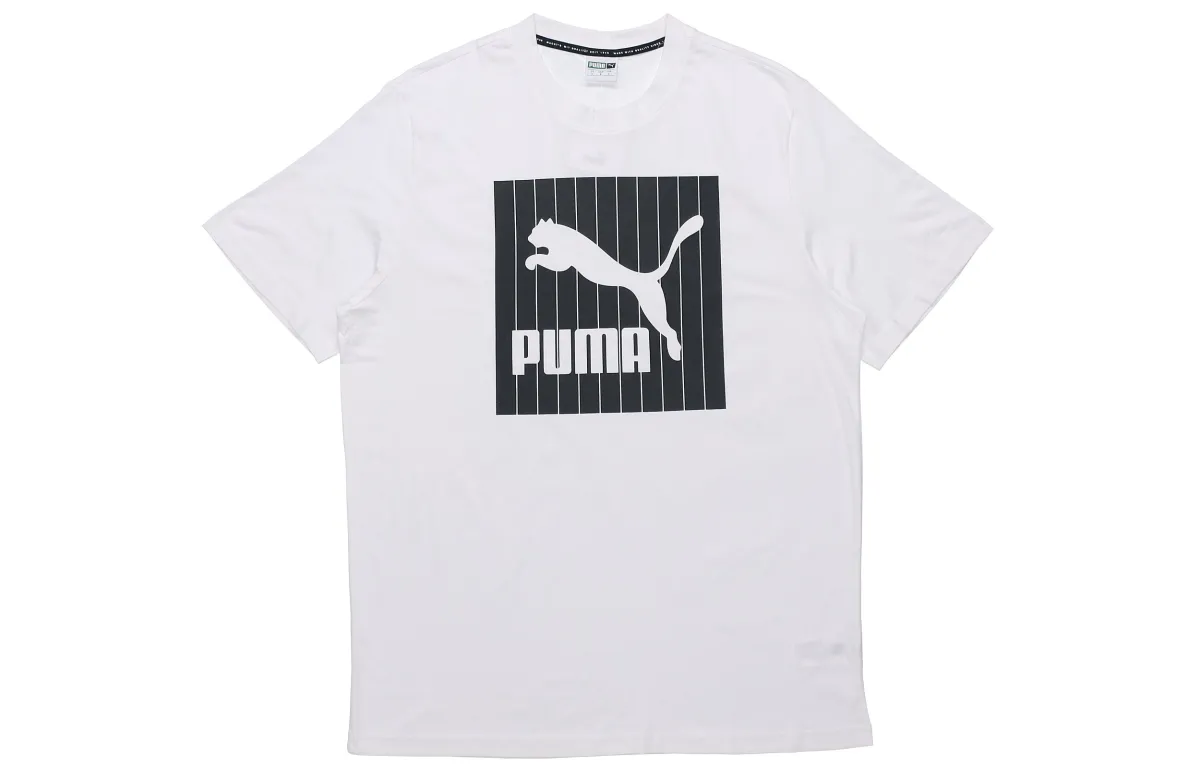 PUMA T-Shirts Men's Crew Neck Moderate Straight Fit