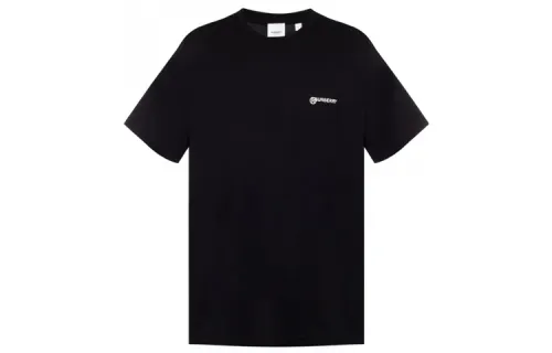 Burberry Location Print Cotton Oversized T Shirt Men's Black