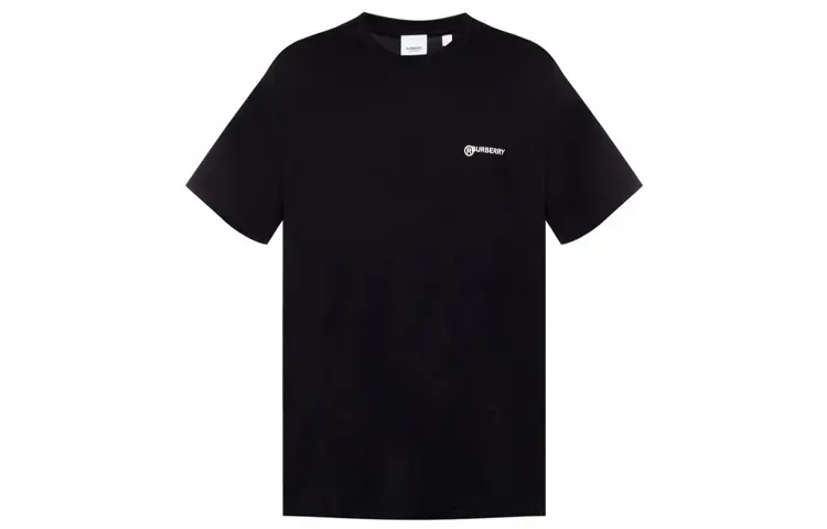 Burberry Location Print Cotton Oversized T Shirt Men's Black