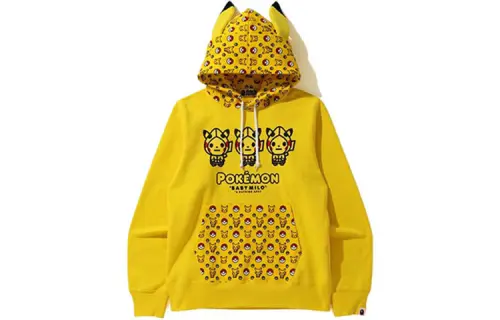 Bape X Pokemon Kids Pullover Hoodie