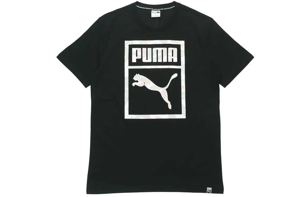 PUMA T-Shirts Men's Crew Neck Moderate Straight Fit