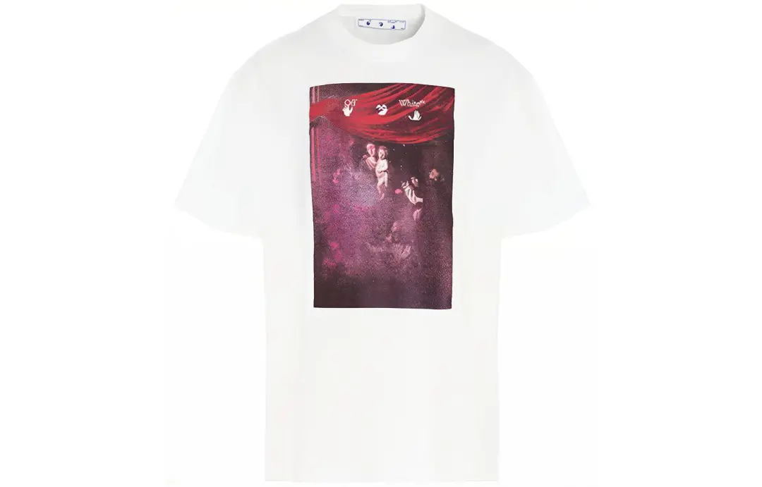 OFF WHITE Caravaggio Painting Straight Fit T shirt